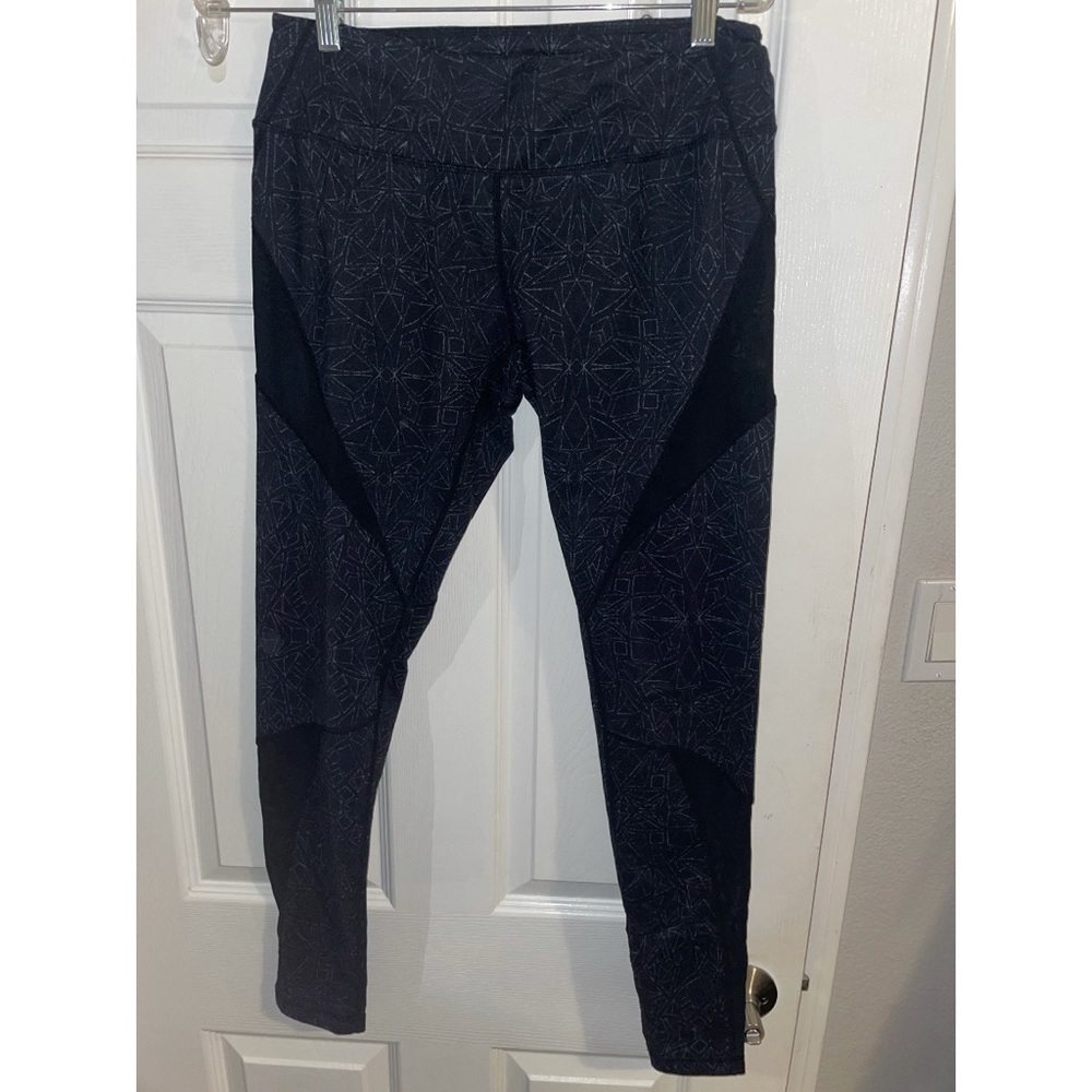 Zella High Waist Sheer Panel Leggings